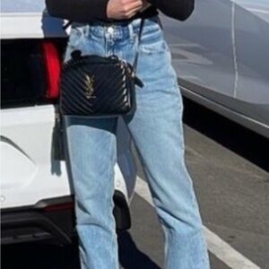 Abercrombie & Fitch Women's Straight Leg Blue Jeans